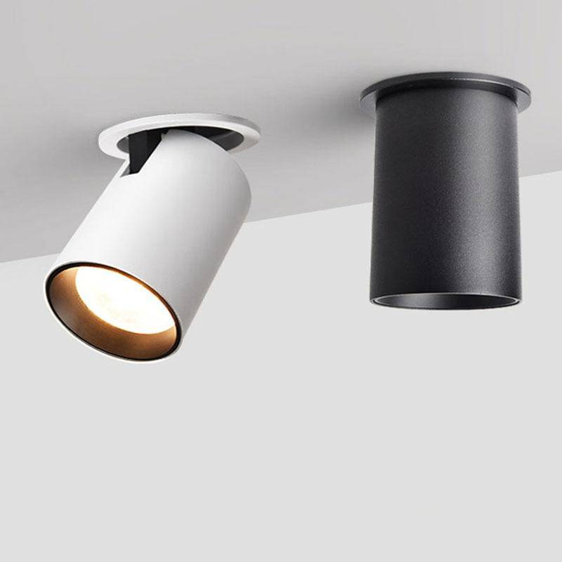 LumaFlex Adjustable Indoor LED Ceiling Spotlight, White or Black