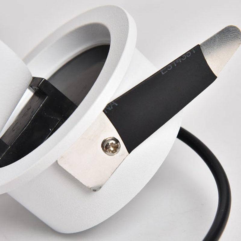 LumaFlex Adjustable Indoor LED Ceiling Spotlight, White or Black