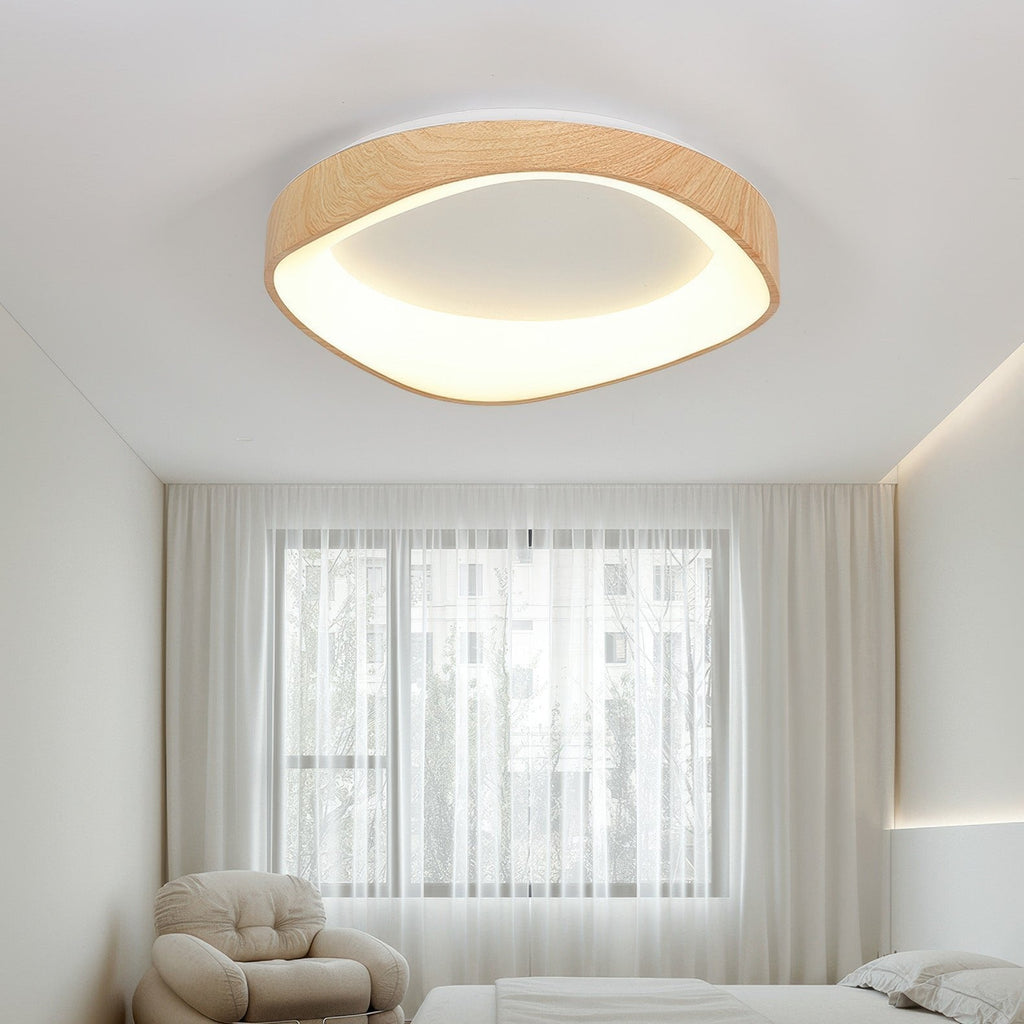 Lumera Artistic Ceiling Light With Gentle Glow, Minimalist Elegance For Modern Homes