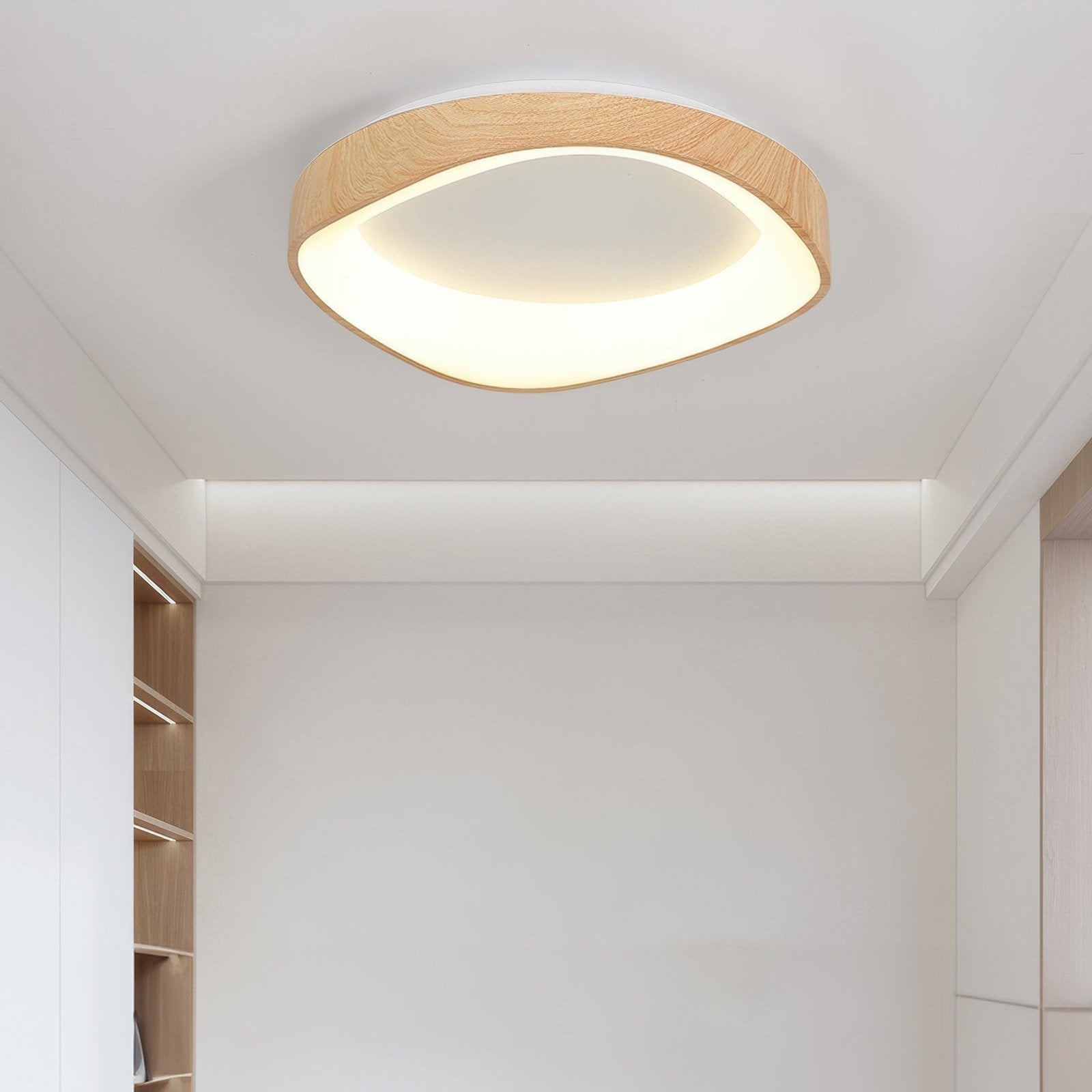 Lumera Artistic Ceiling Light With Gentle Glow, Minimalist Elegance For Modern Homes