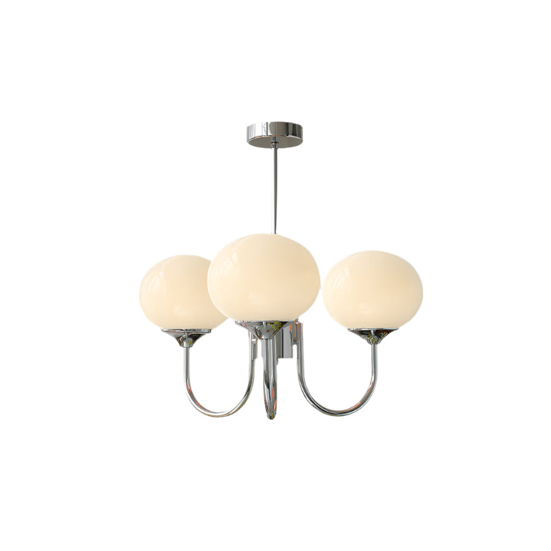 Lunara | Bubble Glass Chandelier With Gold Finish