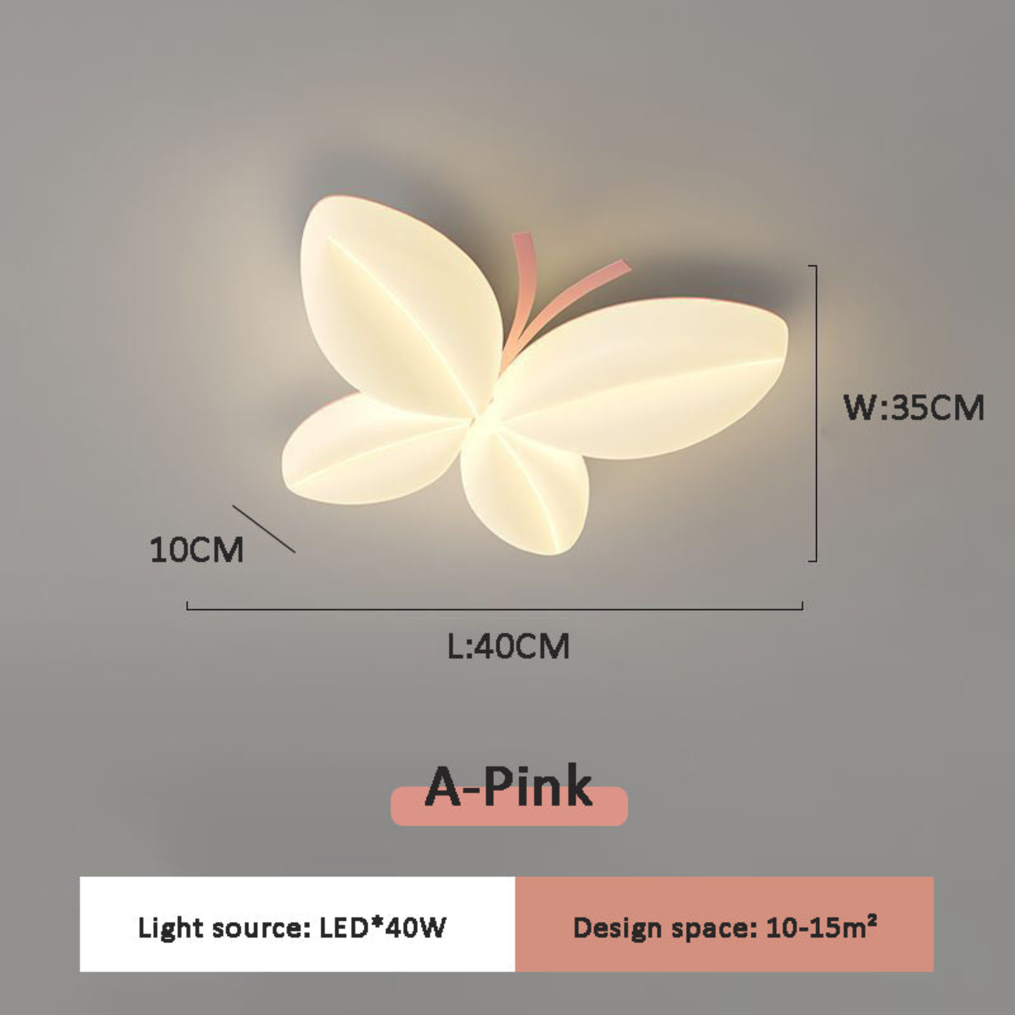 Lumera | Soft LED Ceiling Light for Kids Room or Play Area