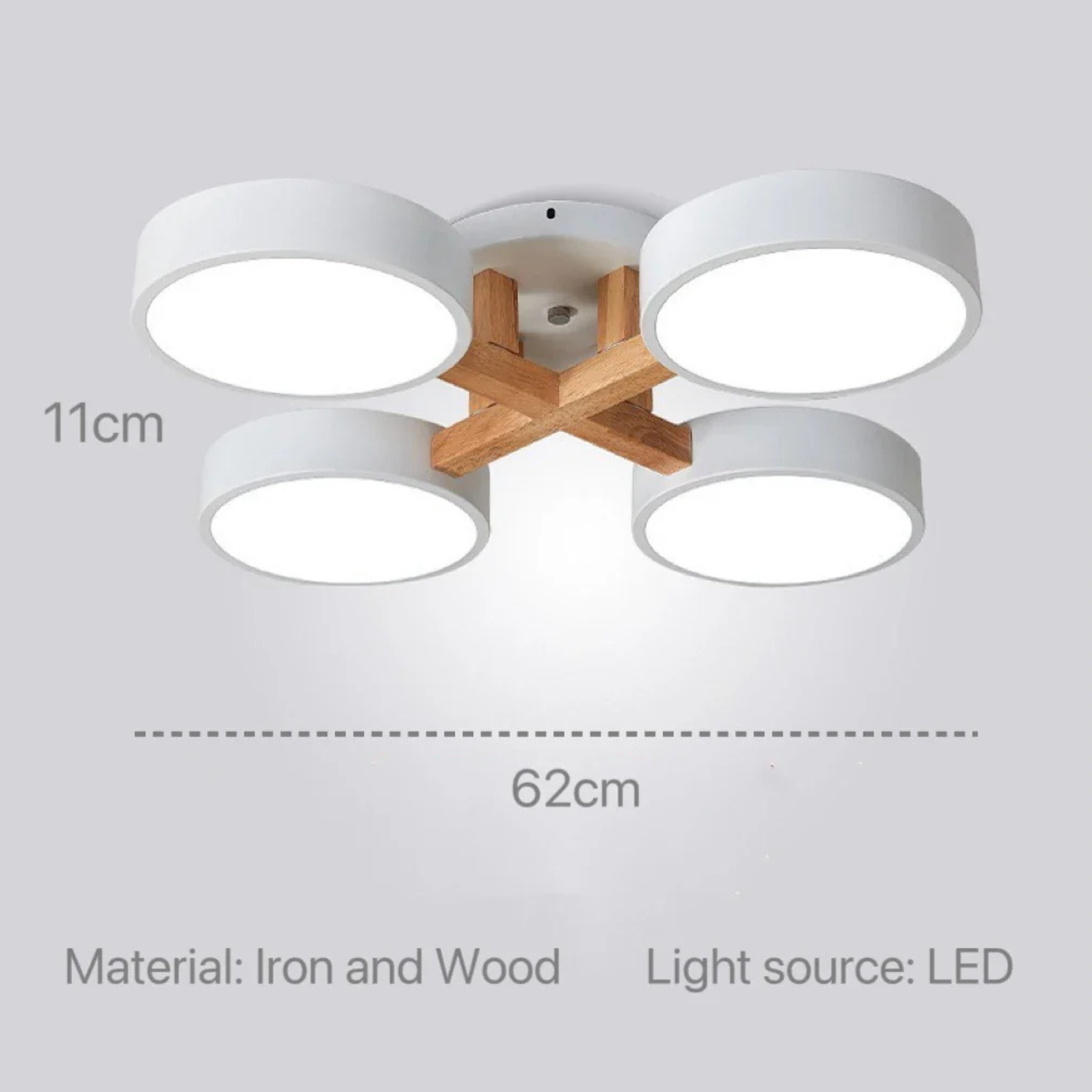 KidGlow Round LED Pendant | Colourful Ceiling Light for Kids Room or Kitchen