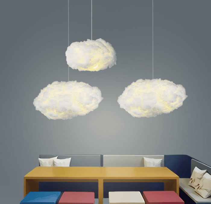 LumaCloud Bedroom Ceiling Light With Soft Warm Ambient Glow