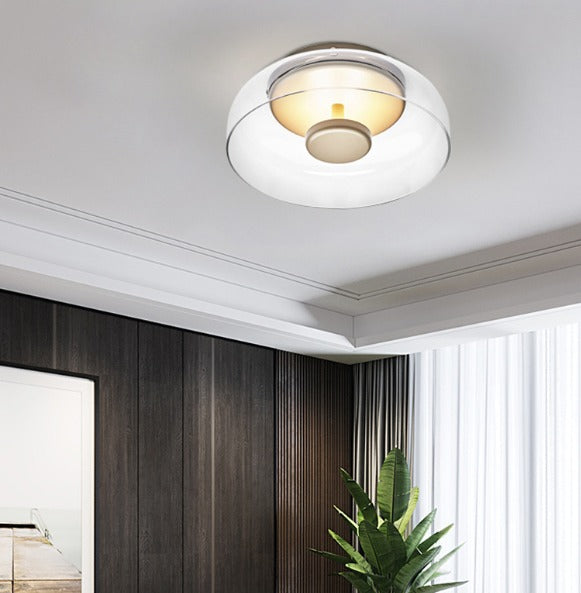 LumaVell | Elegant Glass LED Ceiling Light