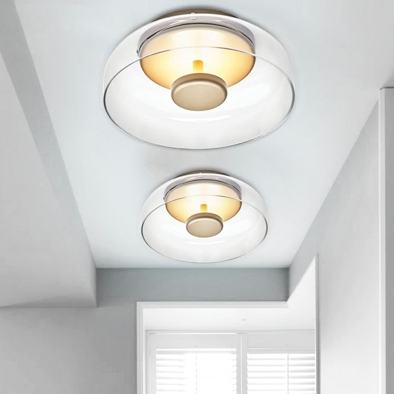 LumaVell | Elegant Glass LED Ceiling Light