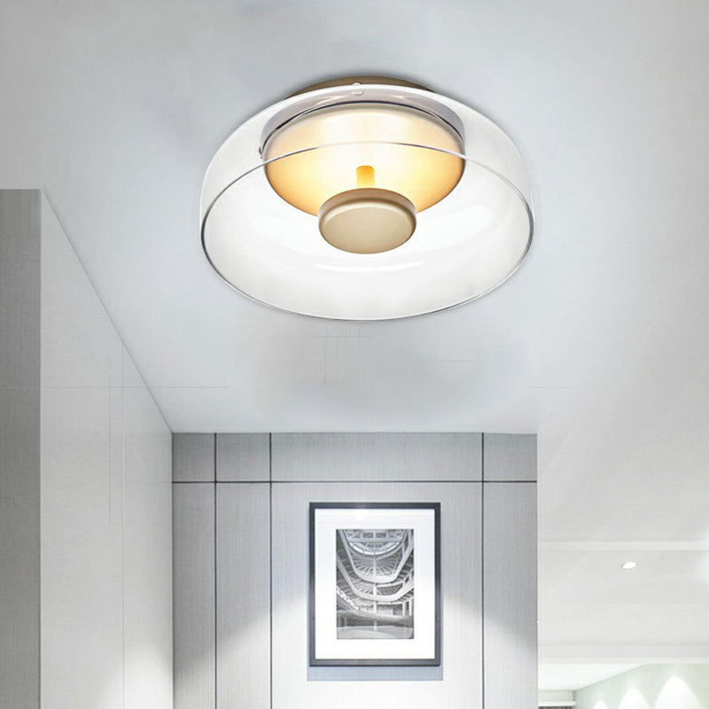LumaVell | Elegant Glass LED Ceiling Light