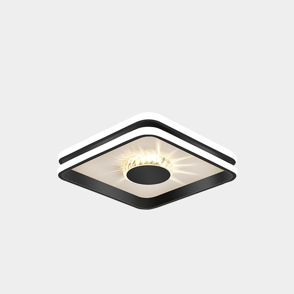 Aurielle | LED Crystal Ceiling Fixture in Gold Finish