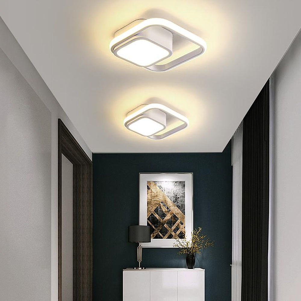 Alora Double Ring LED Ceiling Light for Modern Minimalist Spaces