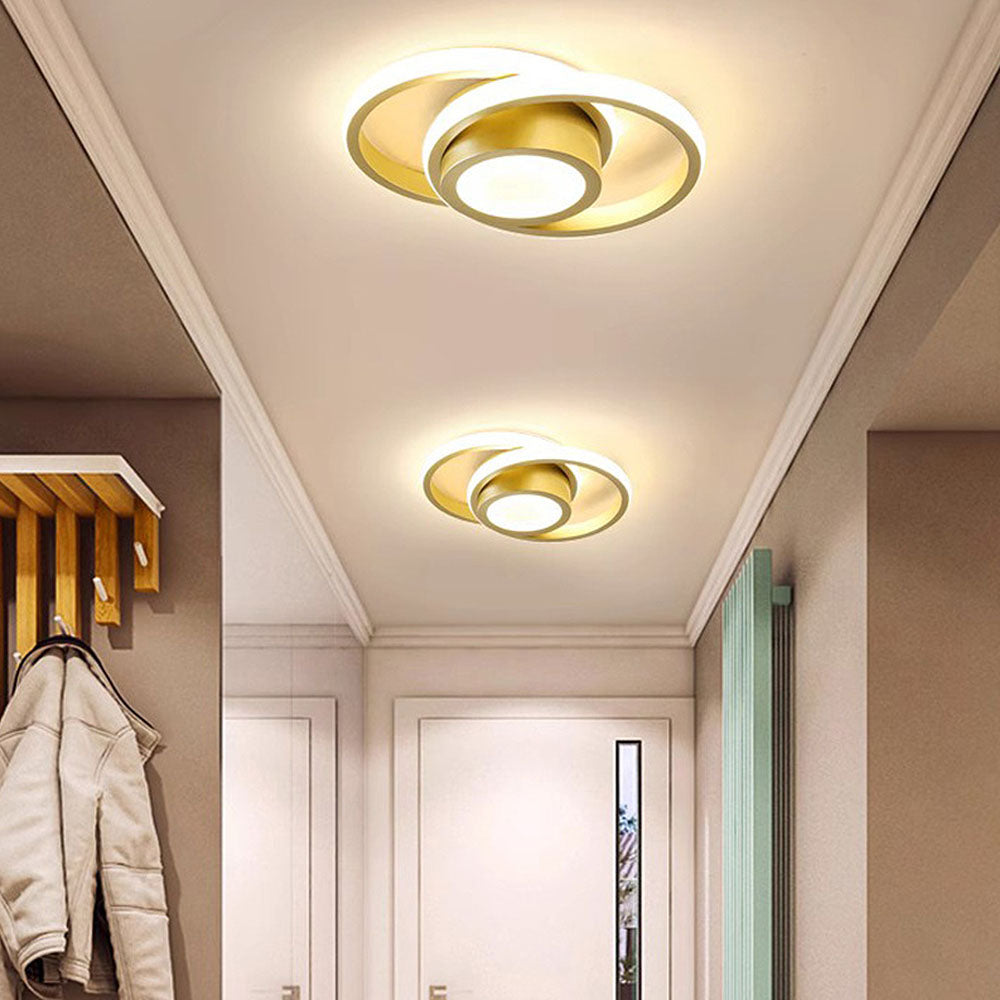 Alora Double Ring LED Ceiling Light for Modern Minimalist Spaces