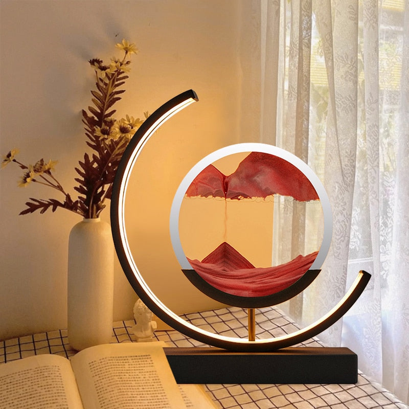 Lumiara | LED Quicksand Table Lamp - Mesmerizing Light and Motion