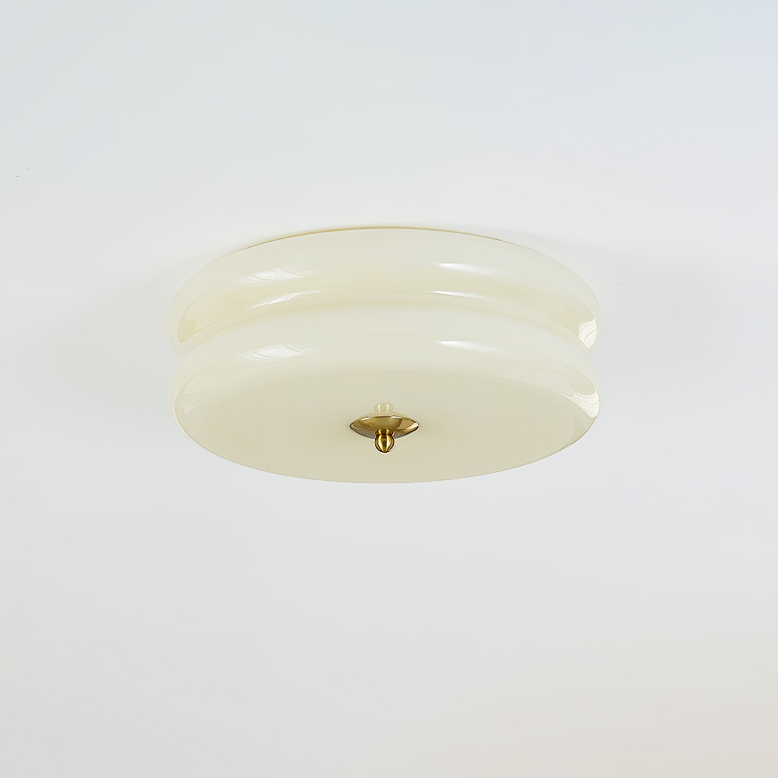 Flush-Mount Ceiling Light in Vintage Finish | Timeless Ambient Glow for Any Room