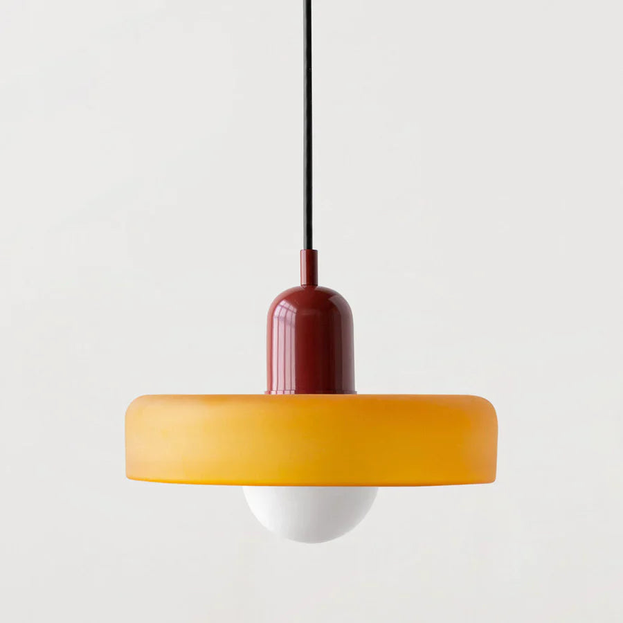 NordLys | Glass Ceiling Pendant Light in Scandinavian Style, Adjustable Suspension