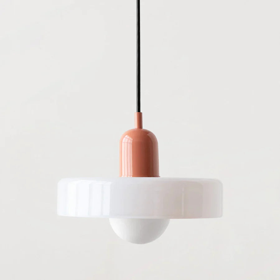 NordLys | Glass Ceiling Pendant Light in Scandinavian Style, Adjustable Suspension