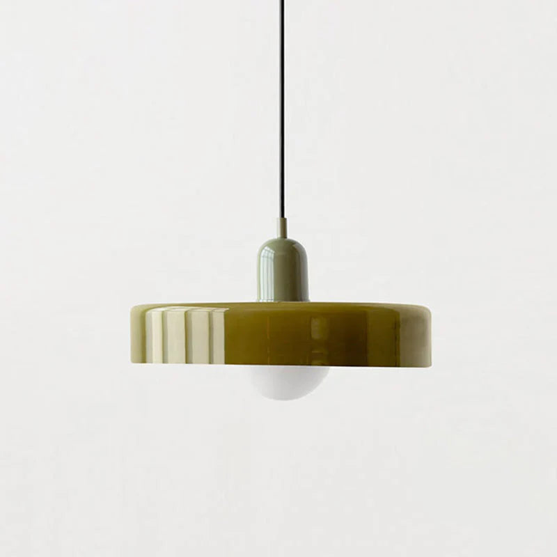 NordLys | Glass Ceiling Pendant Light in Scandinavian Style, Adjustable Suspension