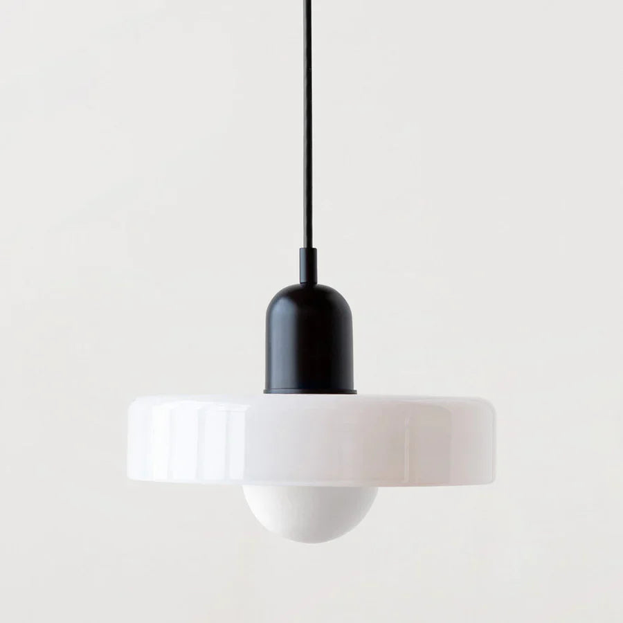 NordLys | Glass Ceiling Pendant Light in Scandinavian Style, Adjustable Suspension