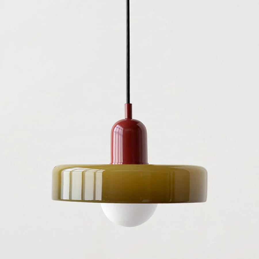 NordLys | Glass Ceiling Pendant Light in Scandinavian Style, Adjustable Suspension