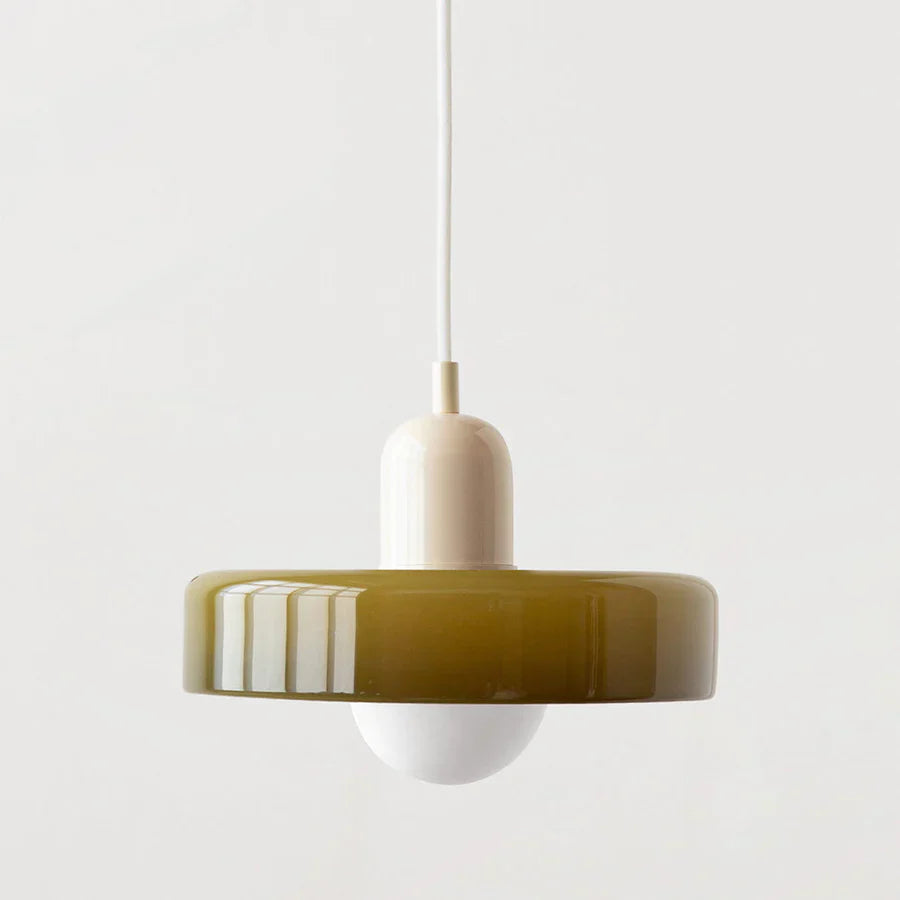 NordLys | Glass Ceiling Pendant Light in Scandinavian Style, Adjustable Suspension