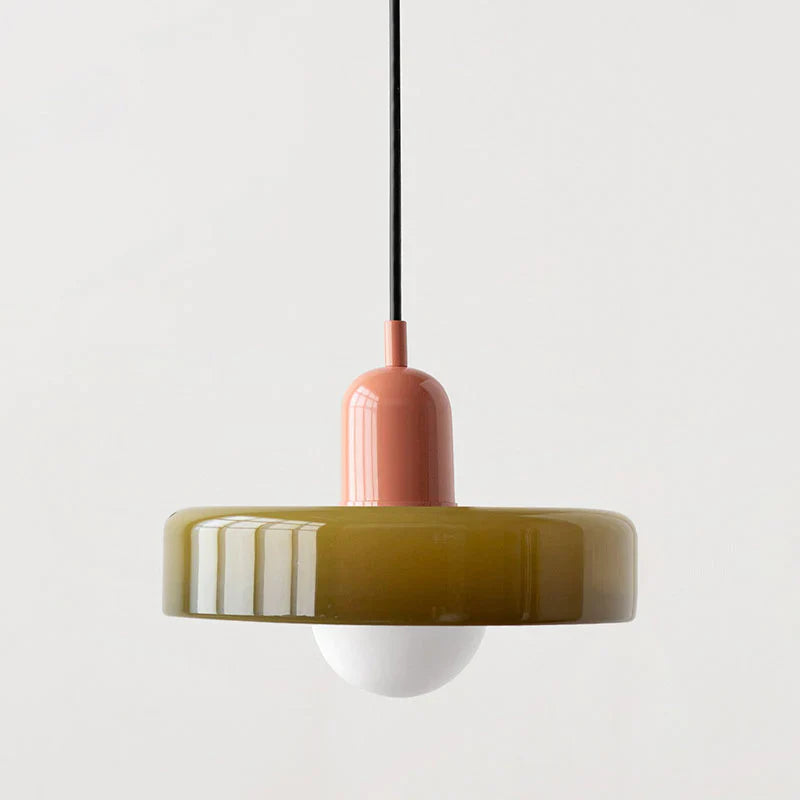 NordLys | Glass Ceiling Pendant Light in Scandinavian Style, Adjustable Suspension
