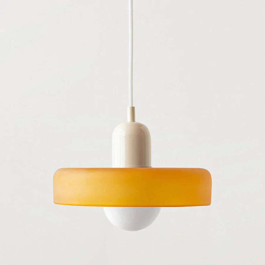 NordLys | Glass Ceiling Pendant Light in Scandinavian Style, Adjustable Suspension