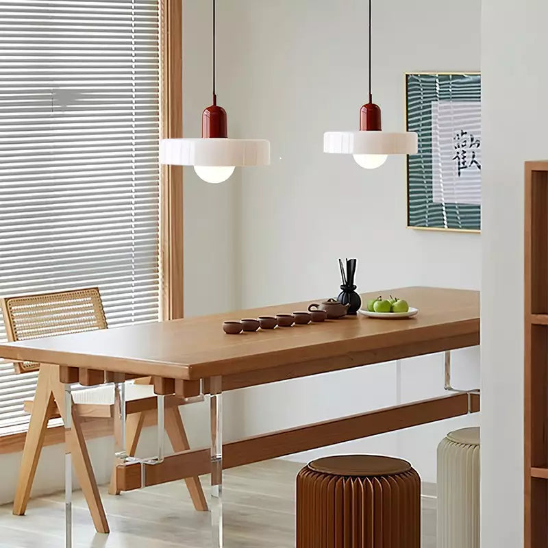 NordLys | Glass Ceiling Pendant Light in Scandinavian Style, Adjustable Suspension