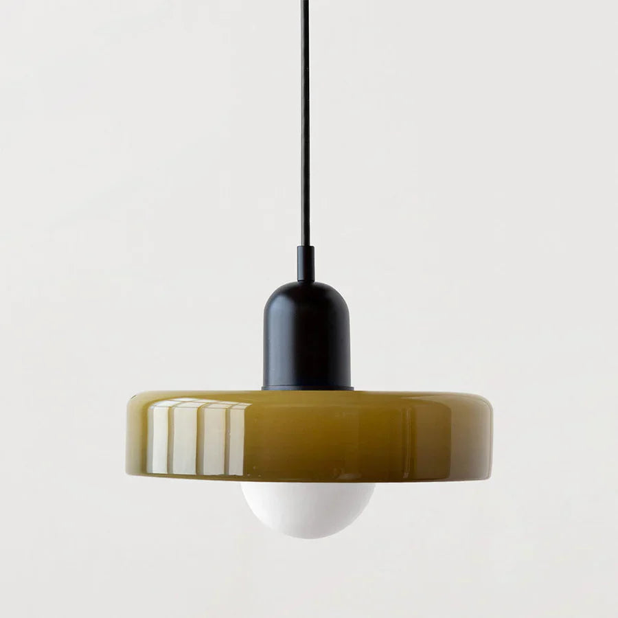 NordLys | Glass Ceiling Pendant Light in Scandinavian Style, Adjustable Suspension