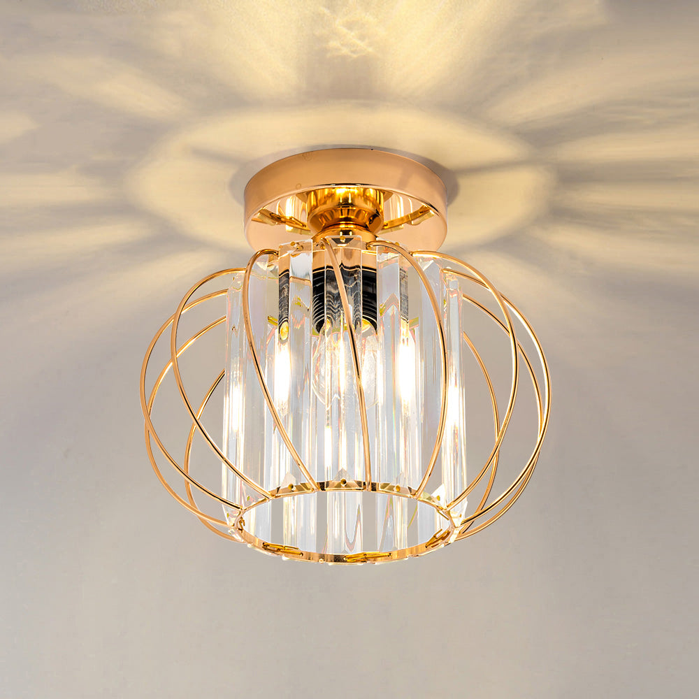Averin | Scandi Glass Globe Pendant for Hallways