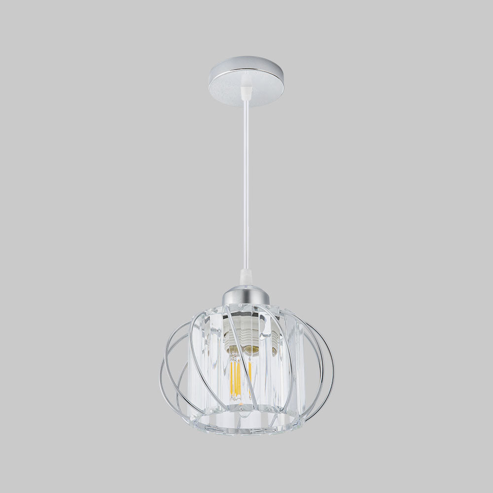 Averin | Scandi Glass Globe Pendant for Hallways