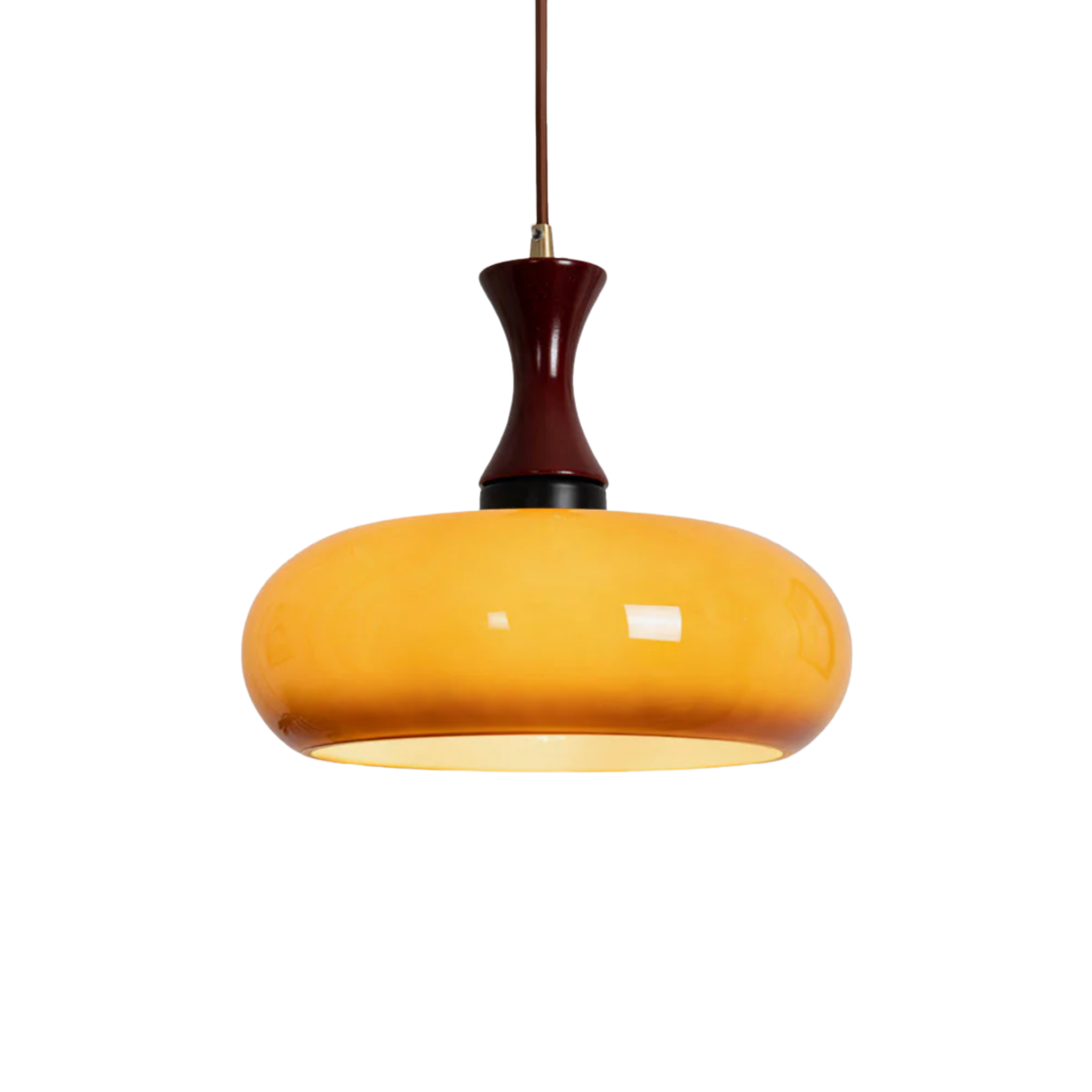 Vintage-Inspired Glass Pendant Light for Warm Ambience