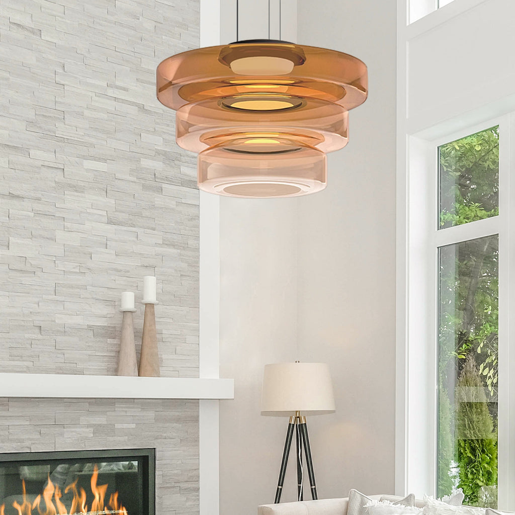 Luminara | Modern Artistic Glass Pendant for Dining Room and Kitchen
