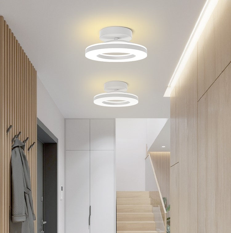 Aurion | Contemporary Gold Ring LED Flush Mount Ceiling Light