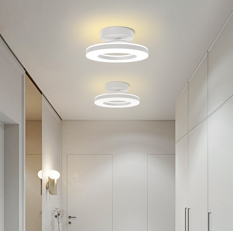 Aurion | Contemporary Gold Ring LED Flush Mount Ceiling Light