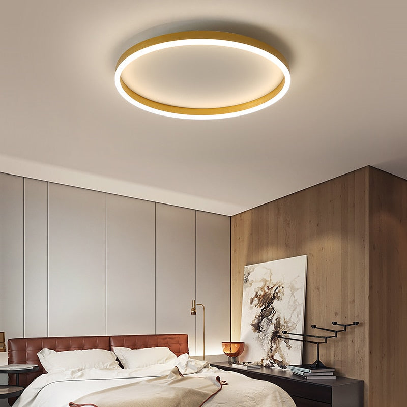 LumaSky | Modern Round LED Ceiling Fixture for Bedroom