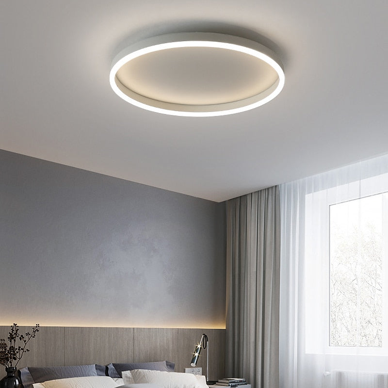 LumaSky | Modern Round LED Ceiling Fixture for Bedroom