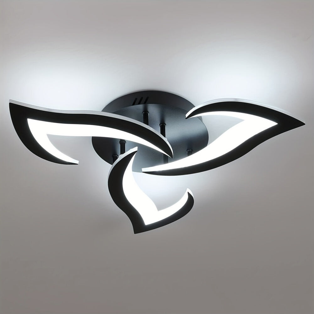 Marbelle | Iron LED Ceiling Light With Modern Floral Design for Living Room and Bedroom