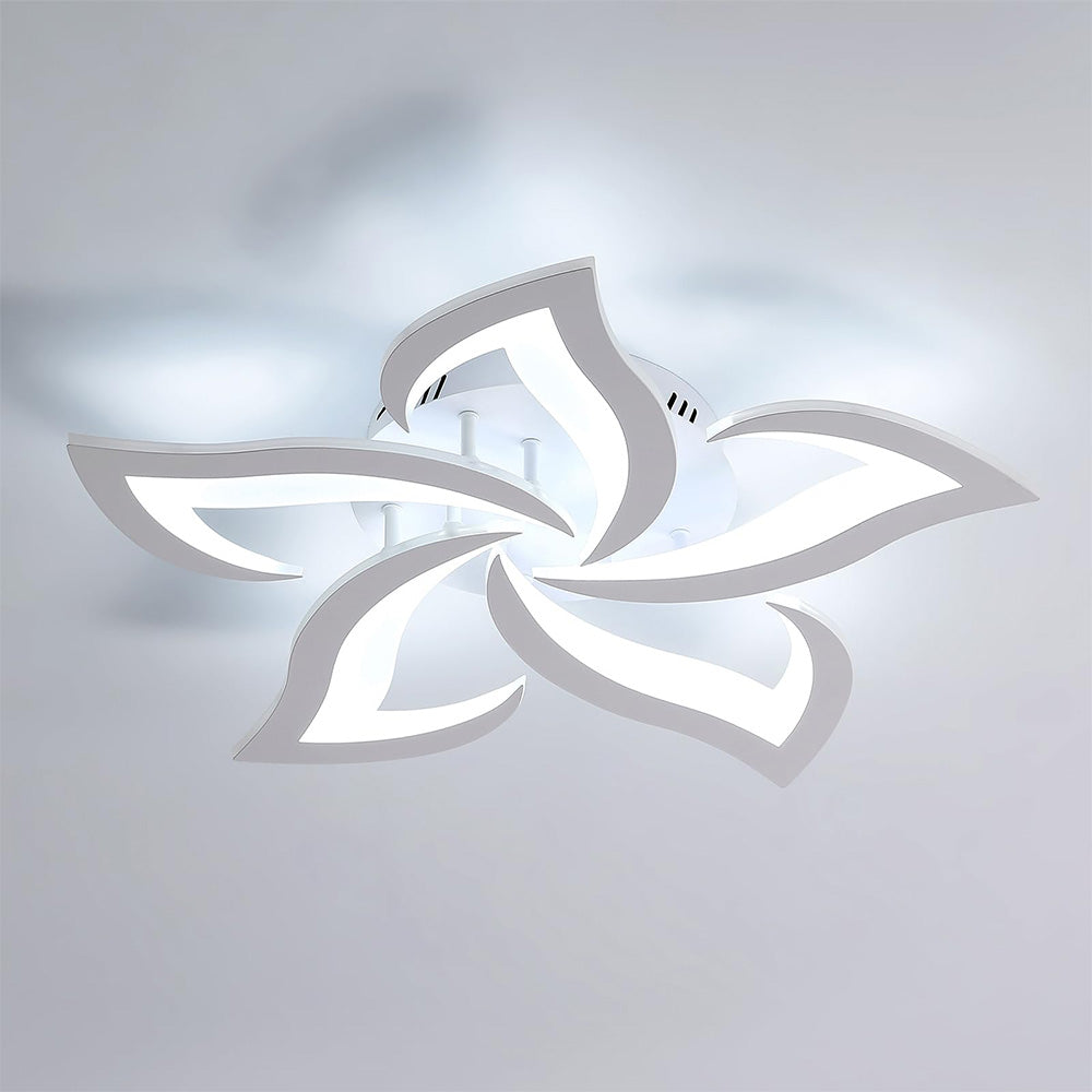 Marbelle | Iron LED Ceiling Light With Modern Floral Design for Living Room and Bedroom