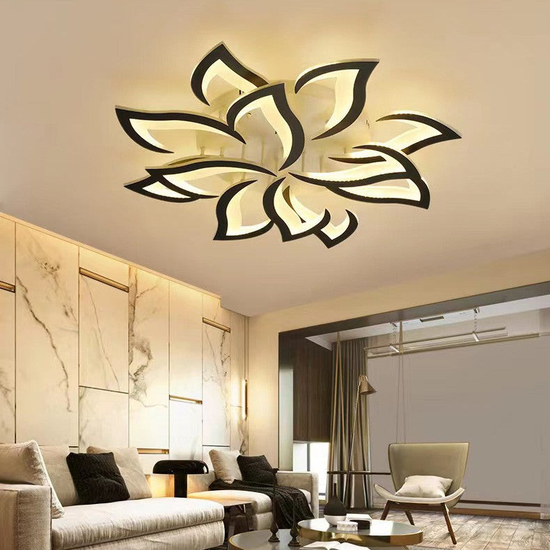 Marbelle | Iron LED Ceiling Light With Modern Floral Design for Living Room and Bedroom