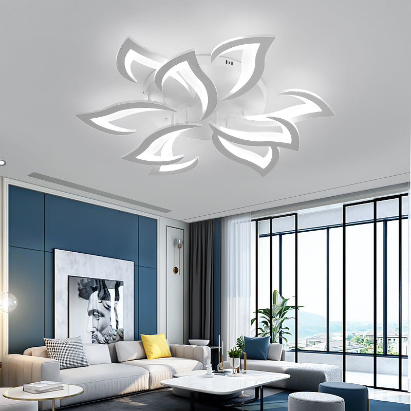 Marbelle | Iron LED Ceiling Light With Modern Floral Design for Living Room and Bedroom