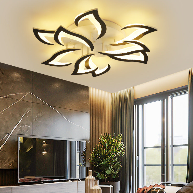 Marbelle | Iron LED Ceiling Light With Modern Floral Design for Living Room and Bedroom