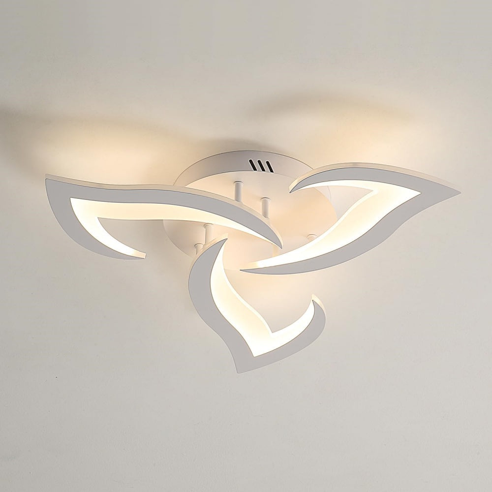 Marbelle | Iron LED Ceiling Light With Modern Floral Design for Living Room and Bedroom