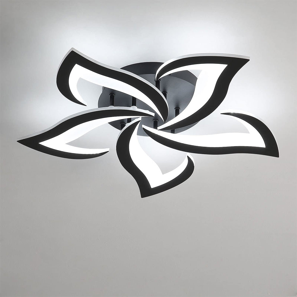 Marbelle | Iron LED Ceiling Light With Modern Floral Design for Living Room and Bedroom