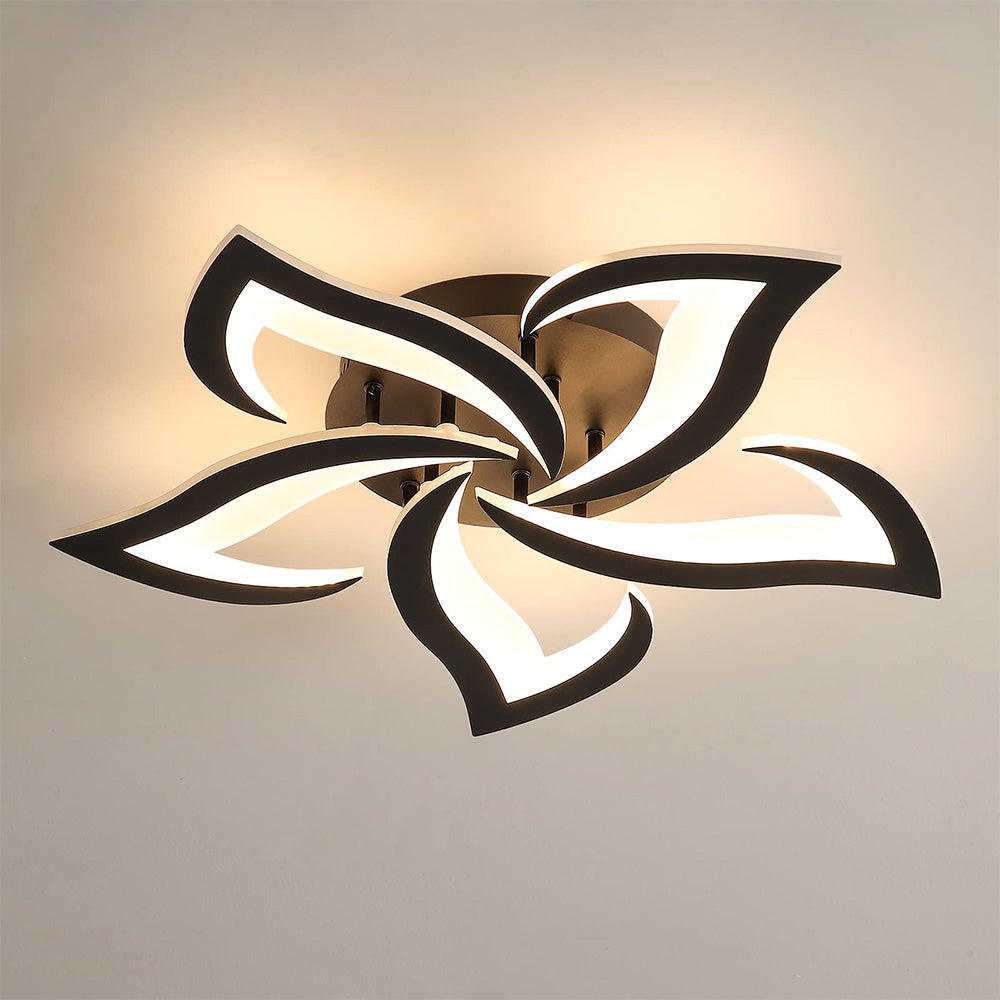 Marbelle | Iron LED Ceiling Light With Modern Floral Design for Living Room and Bedroom