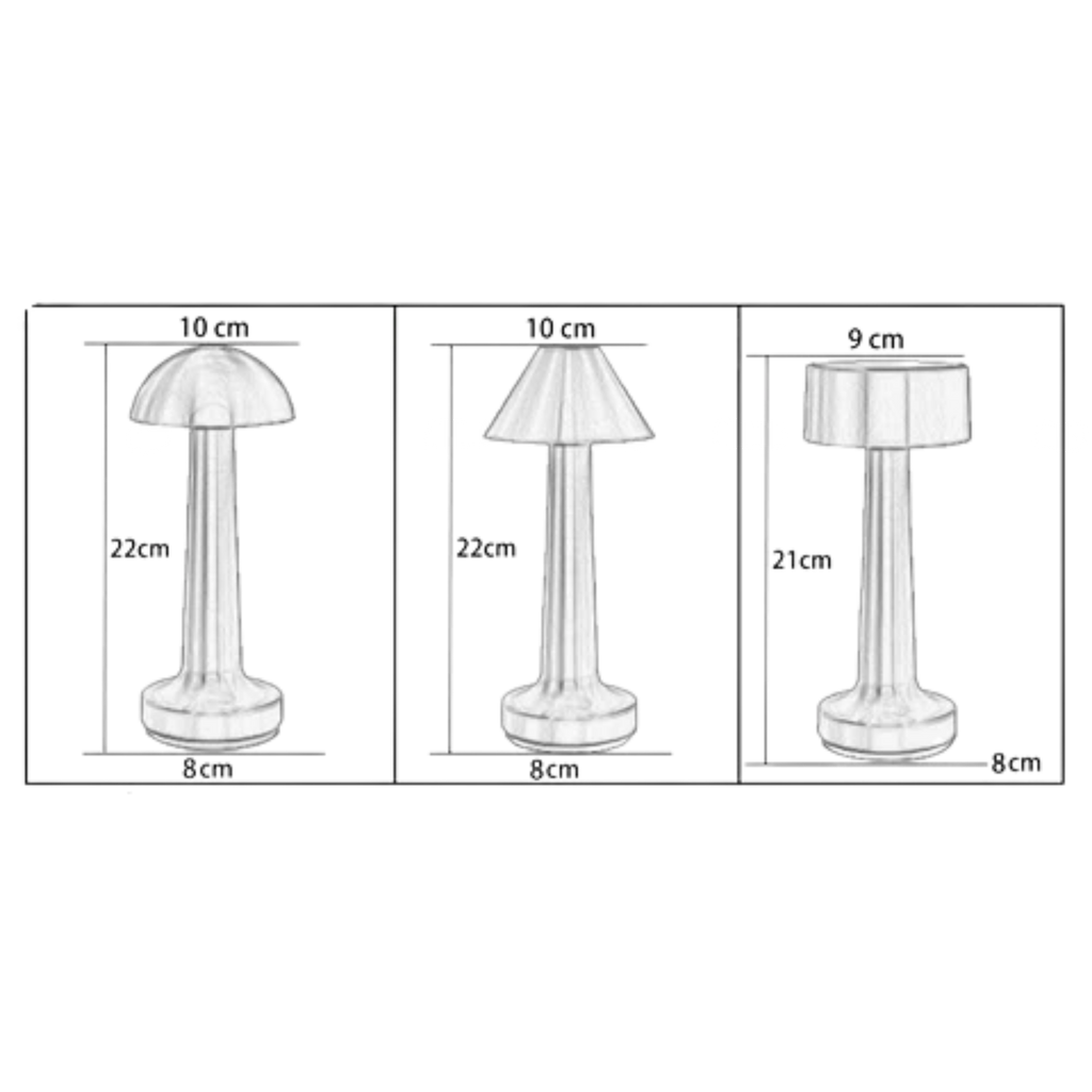 Marilo Dimmable LED Table Lamp — Touch Control For Restaurants & Bars