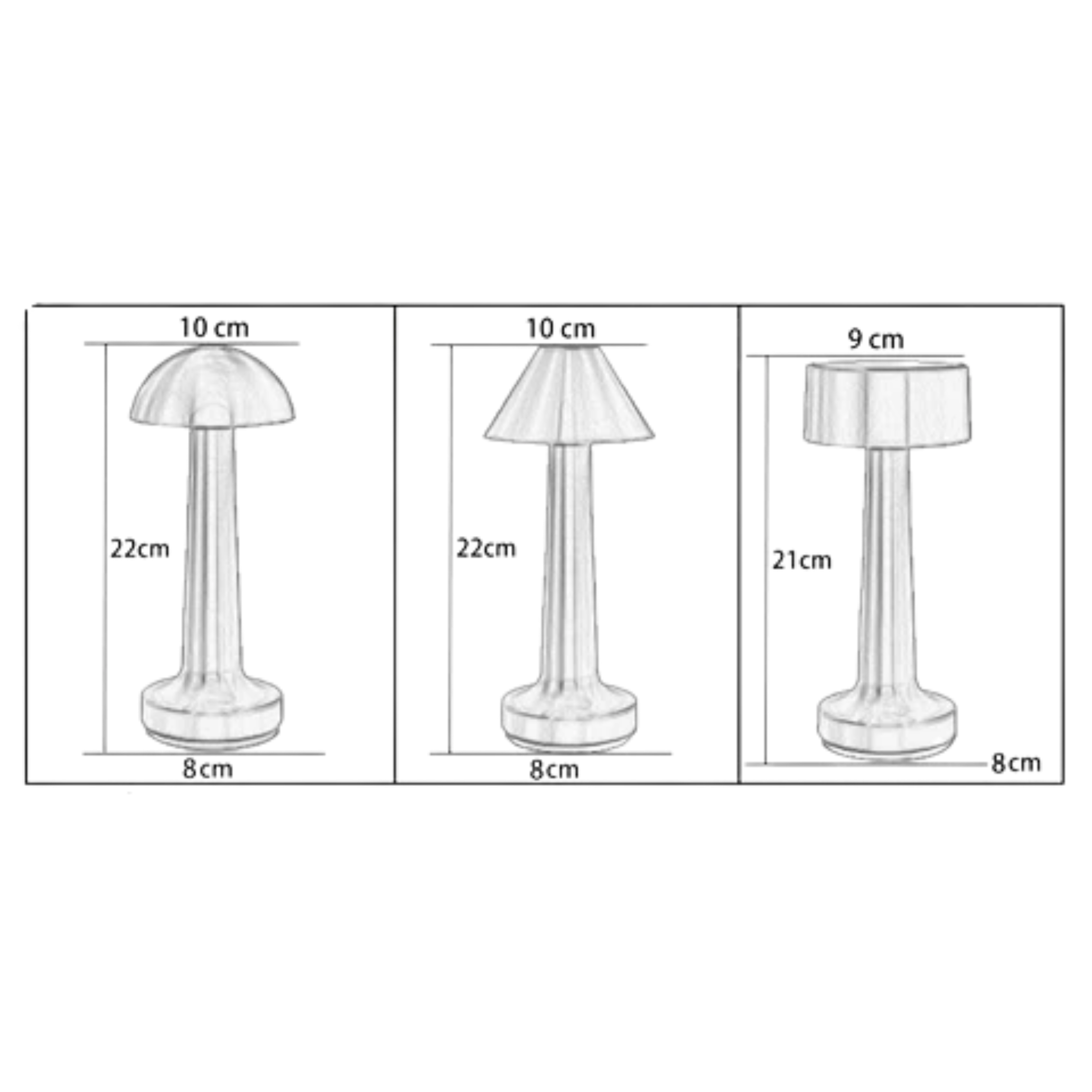 Marilo Dimmable LED Table Lamp — Touch Control For Restaurants & Bars