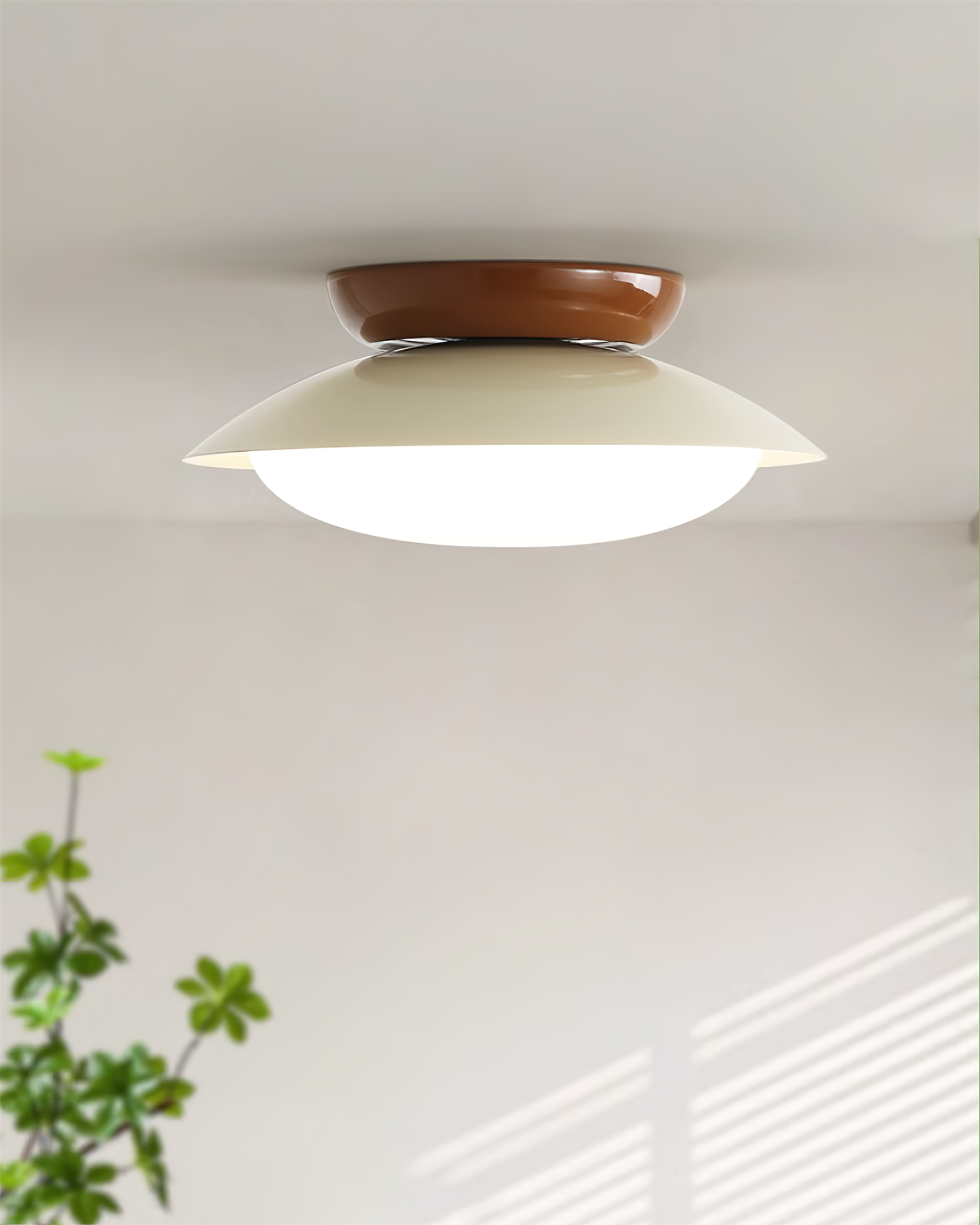 Retro-Inspired Modern Ceiling Light