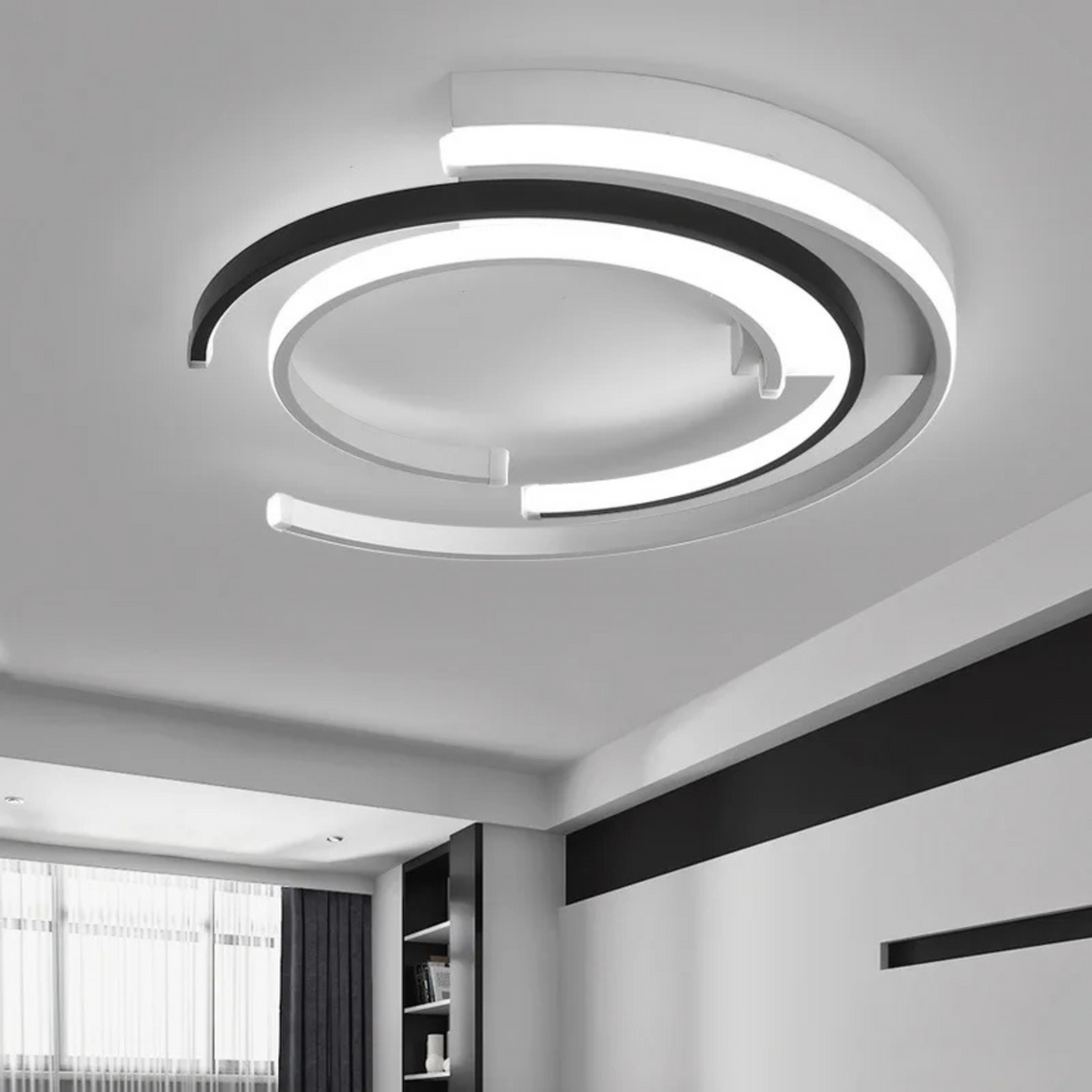 Ciran | Modern Flush Mount LED Ceiling Fixture, Energy-Saving