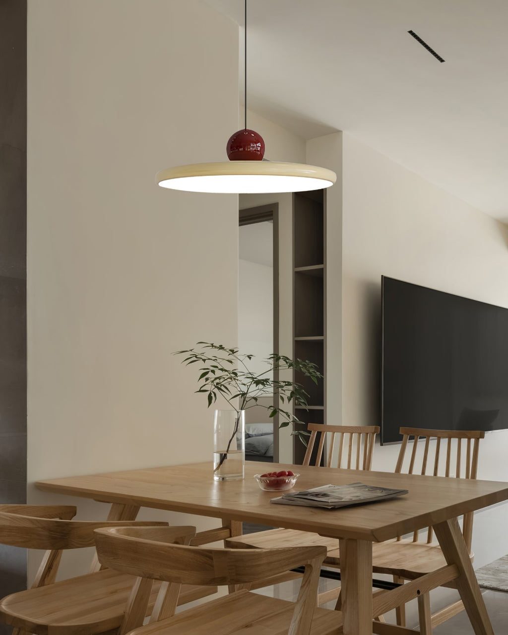 Luma Dome Pendant Light in Minimalist Style With Warm LED Glow