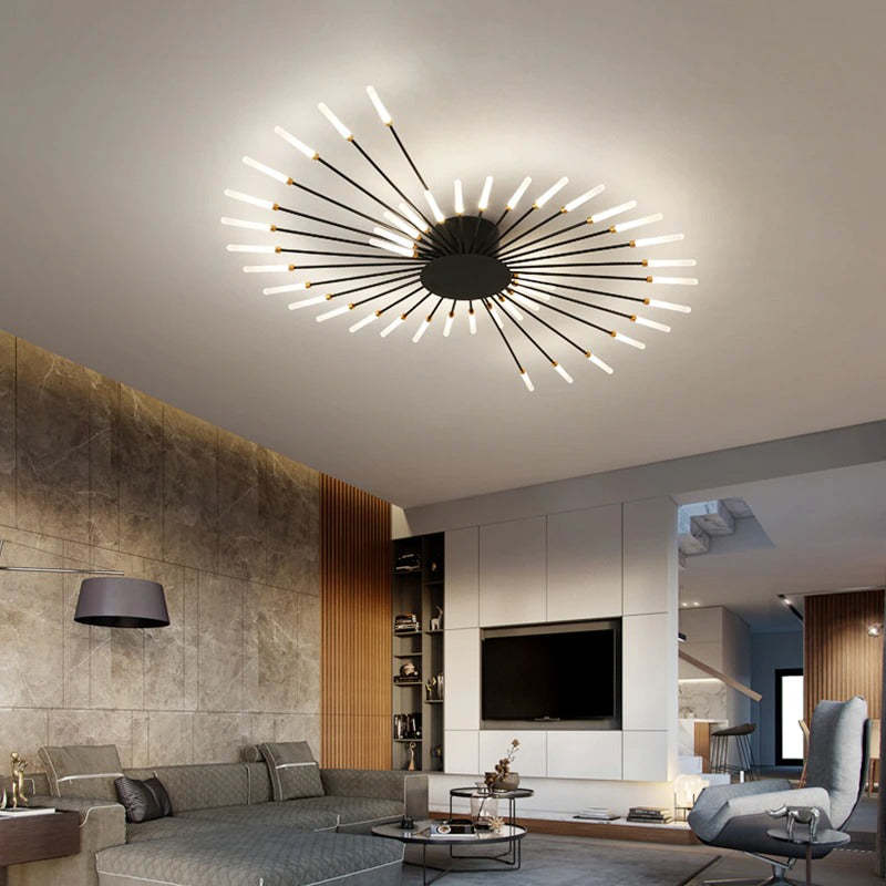 Luminara | Contemporary Firework-Inspired LED Ceiling Fixture
