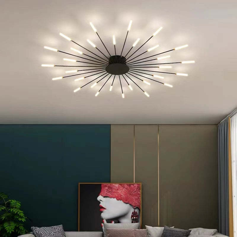 Luminara | Contemporary Firework-Inspired LED Ceiling Fixture