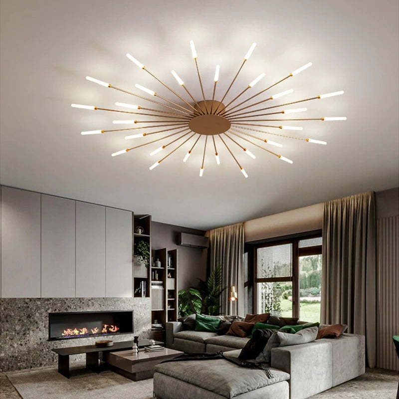 Luminara | Contemporary Firework-Inspired LED Ceiling Fixture